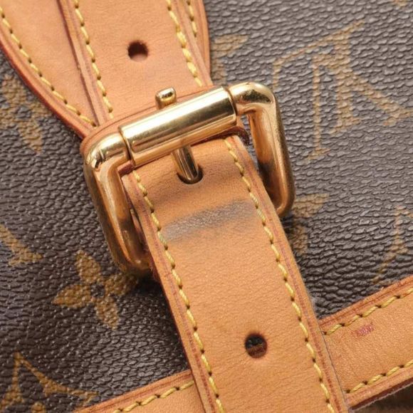 Louis Vuitton Hampstead MM Monogram Shoulder Bag Leather Brown - Picture 7 of 7